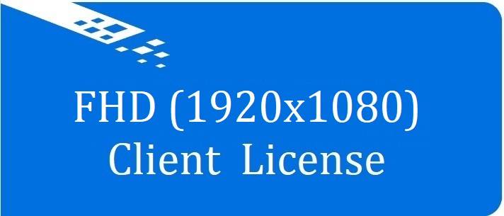Клиентская лицензия с качеством FHD