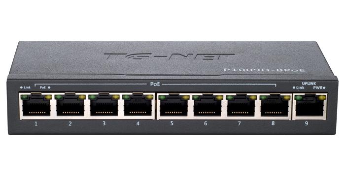 TG-NET P1009D-8PoE-120W — 1